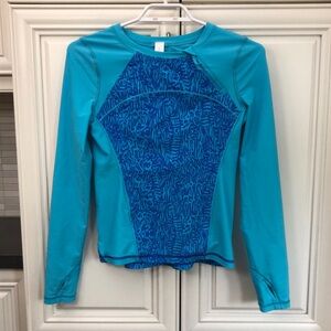 EUC RARE Ivivva by Lululemon girl’s rashguard 🍋